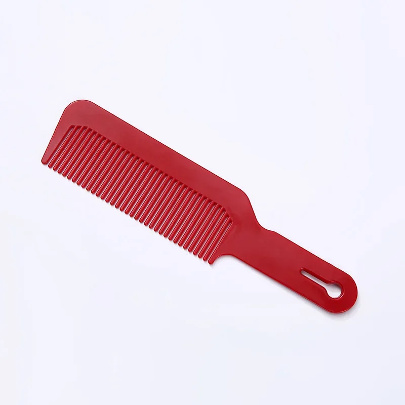 Hairdressing Comb New Multi-color Minimalist Black Plastic Haircut Comb Dense Tooth Push Edge Flat Hair Salon Styling Comb Tool