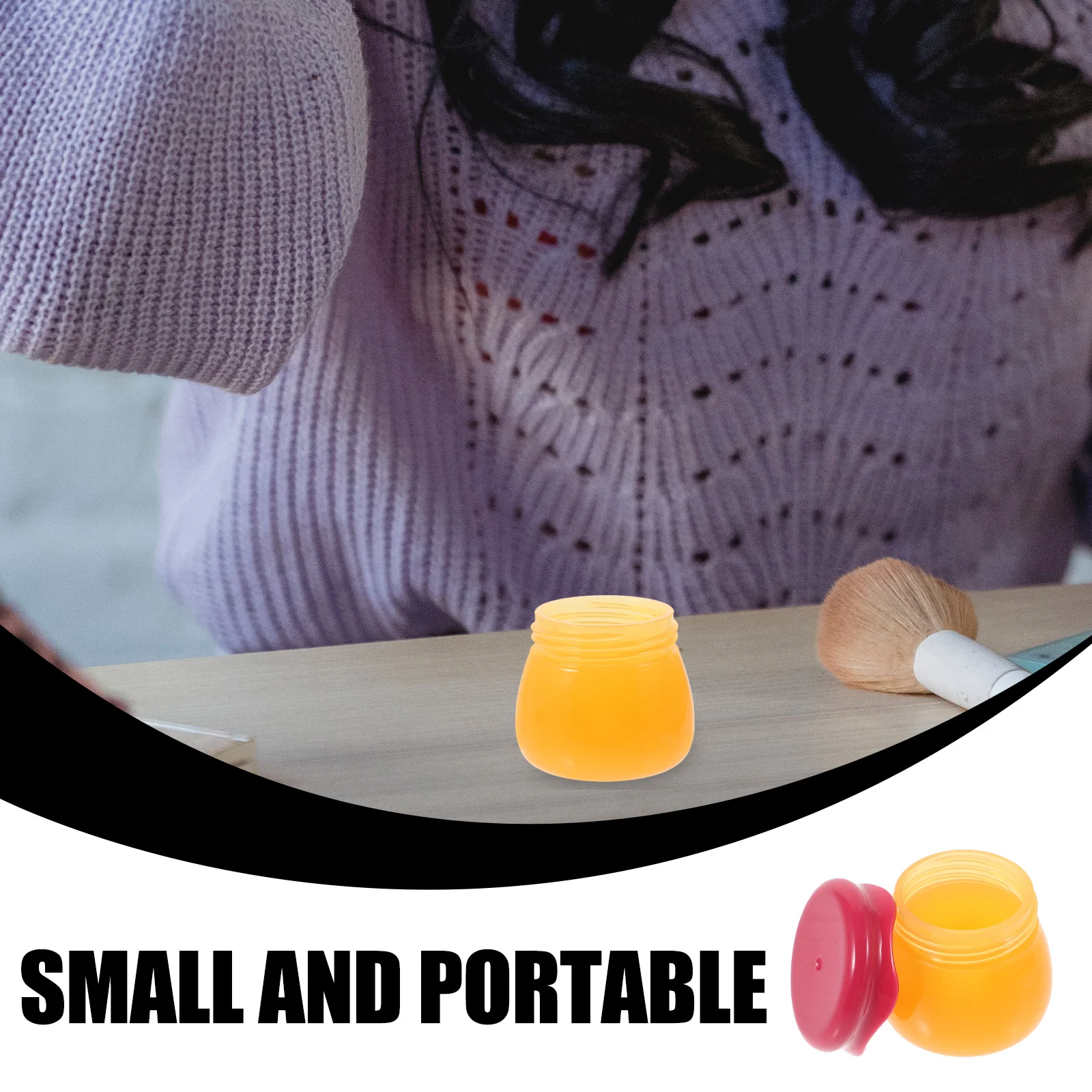 Lip Balm Container 6g Small Cream Jar Empty Jars Travel Lotion Sub Bottle Compact Versatile Storage Lip Balm Jar