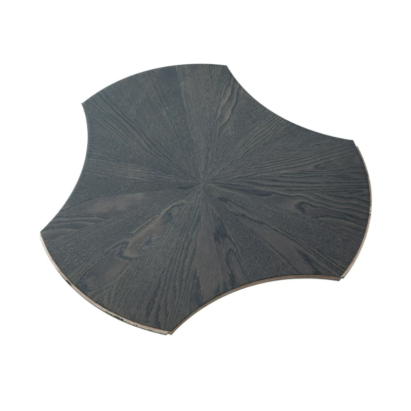 

wood floor special-shaped parquet multi-layer solid wood composite floor black walnut oak ammonia smoked floor heating