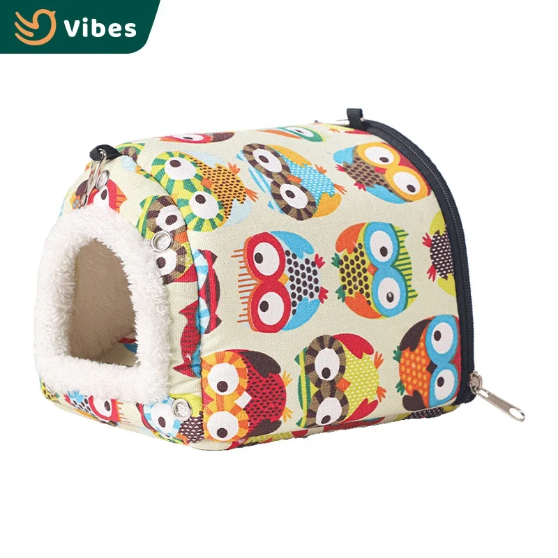 Winter Bird Parrot Canary Bed Warm Nest House Winter Warm Snuggle Cotton Cage For Birds