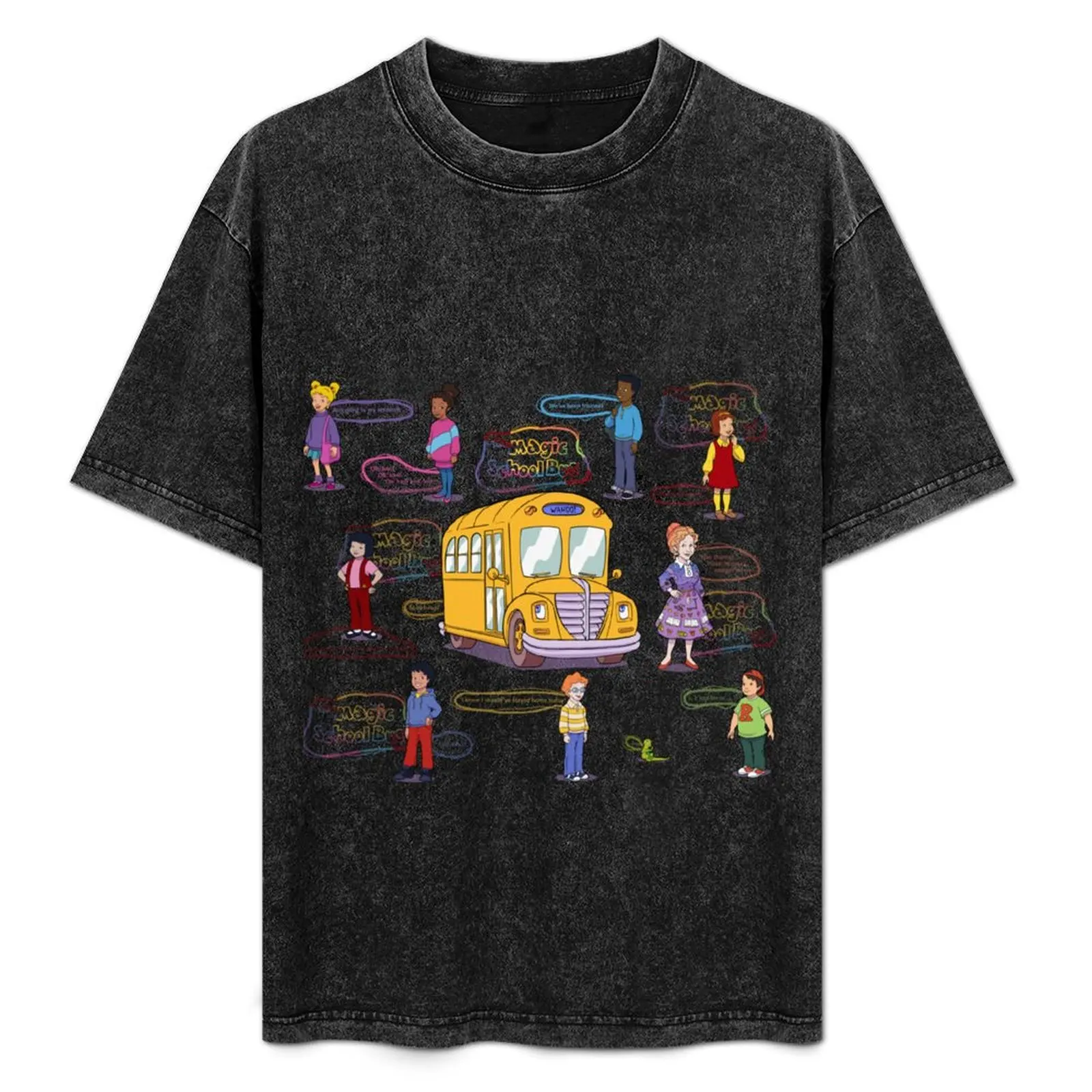 

The Magic School Bus Cast T-Shirt quick-drying baggy shirts cotton man t-shirts mens designer t shirt