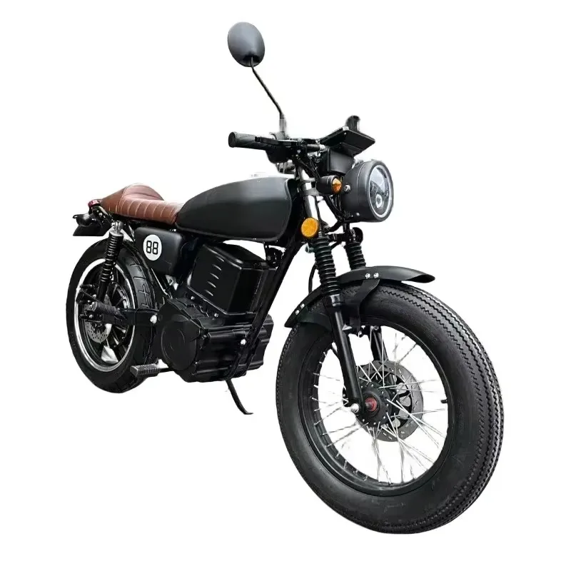 Latest Electric Retro Motorcycle Racing 3000w Scooter Electric Adult Super Endurance New Energy Urban Off-road