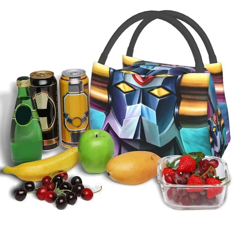 Grendizer Goldrake UFO Robot borsa da pranzo isolata per le donne impermeabile Anime Manga Cooler Thermal Tote Work Picnic