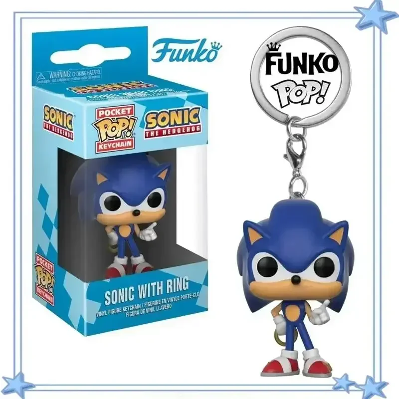 LLavero Funko Pop de precio mínimo, Kit de modelismo de erizo súper sónico, adornos de muñecas, modelo de juego, juguetes coleccionables para niños