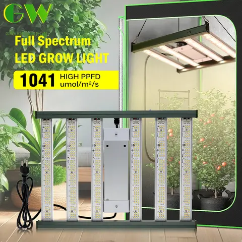 Mini Full Spectrum LED Grow Light with Two Work Modes LM281B Hydroponic Lamp for Vegetable Greenhouse Cultivation Lights ﻿