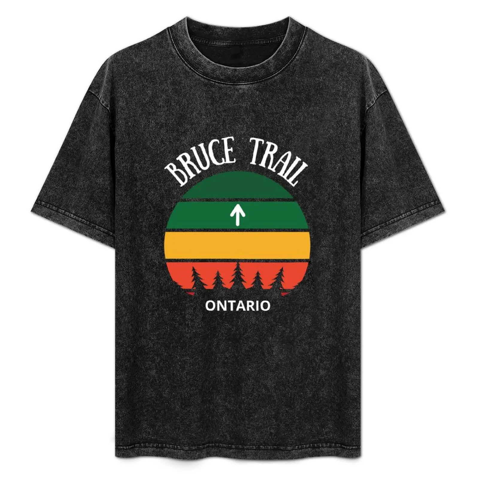 

Bruce Trail Vintage T-Shirt Plus Size Lightweight Tee Shirt