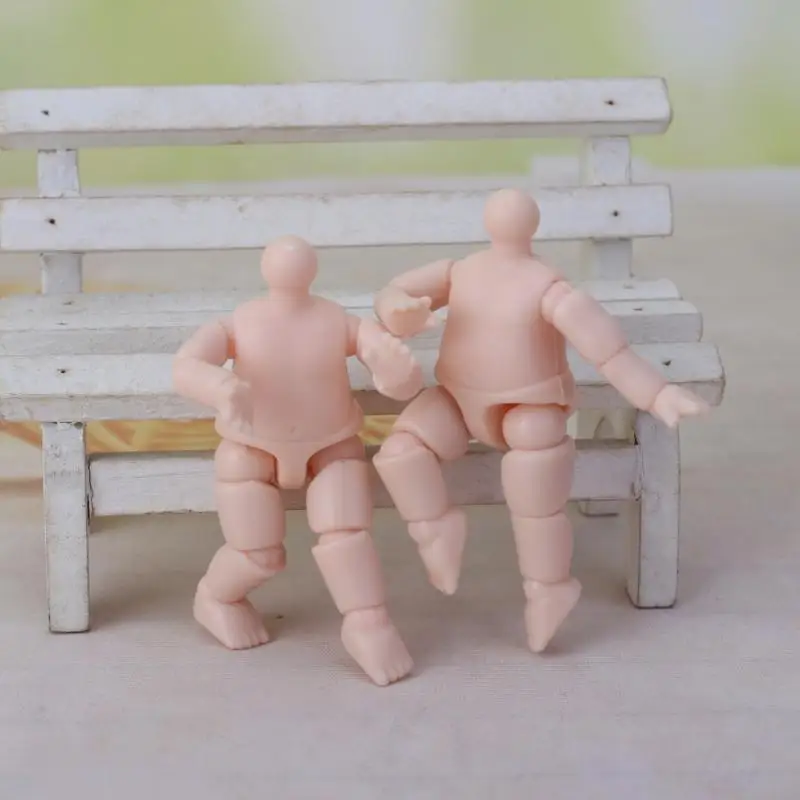 1Pcs 4 Inch Anime Doll Princess Accessories Mini Doll Or Body Replacement Part 6.3cm Height Body With Muti Joints