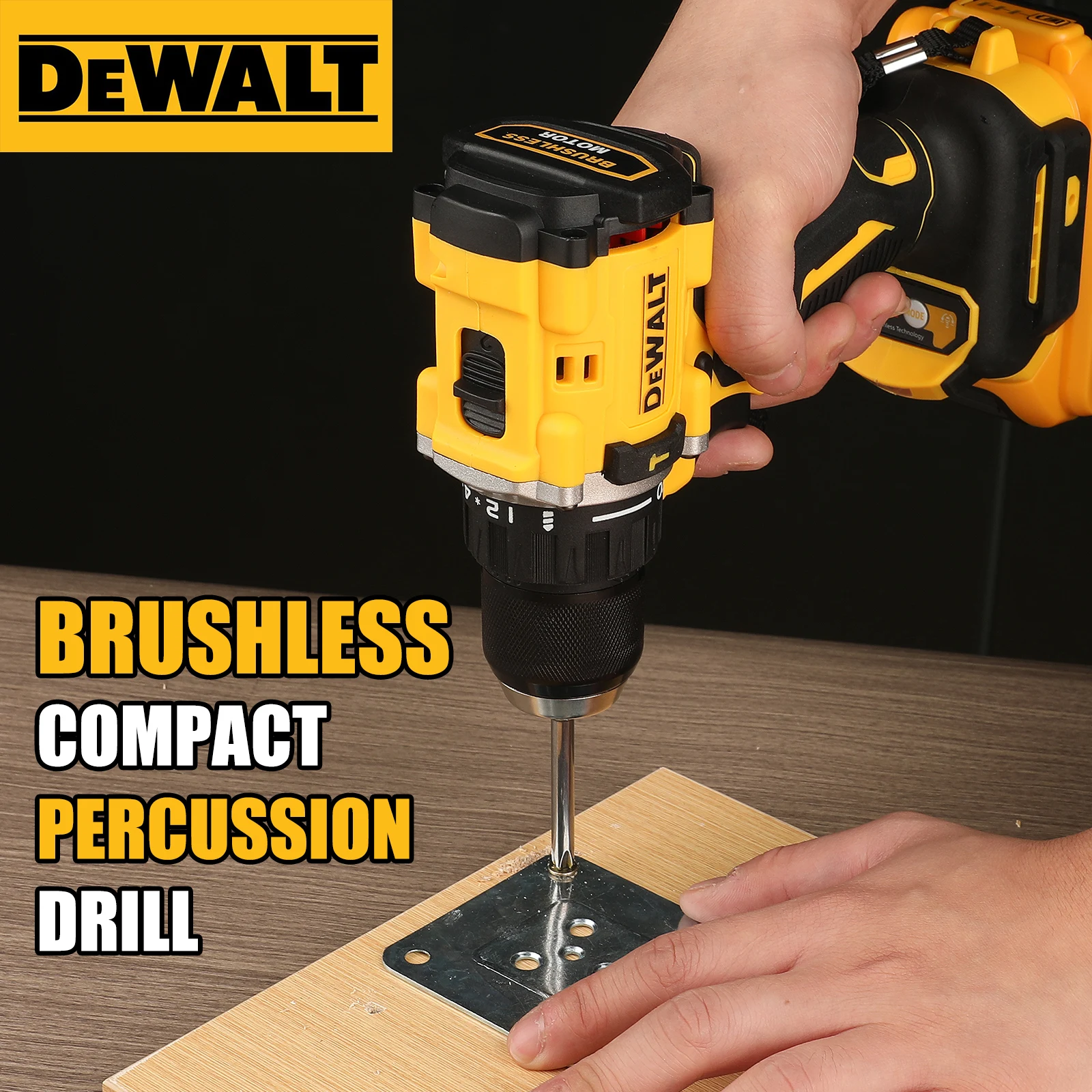 

Dewalt 20V DCD805 Cordless Impact Drill Brushless Impact Drill/driver Kit Tool, Car Repair Tool