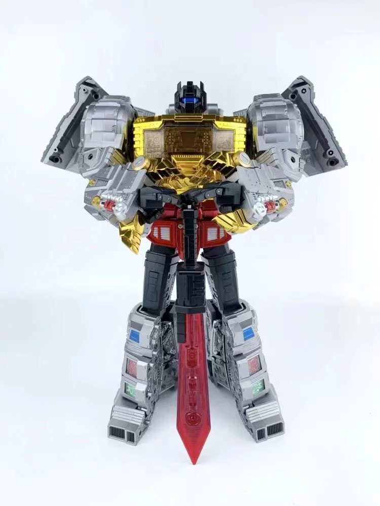 【In Stock】GigaPower HQ01R Grimlock Transformation Dinobot Dinosaur Tyrannosaurus Rex Alloy plating Action Figure Robot Toys