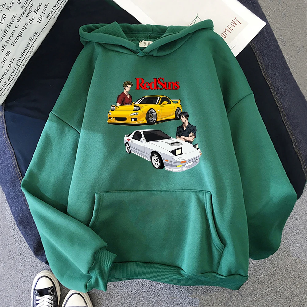 Takahashi Brothers Hoodies Men Graphic Hoody Unisex Pullovers JDM Car Sweatshirts Y2k Sweatshirts Clothing Harajuku