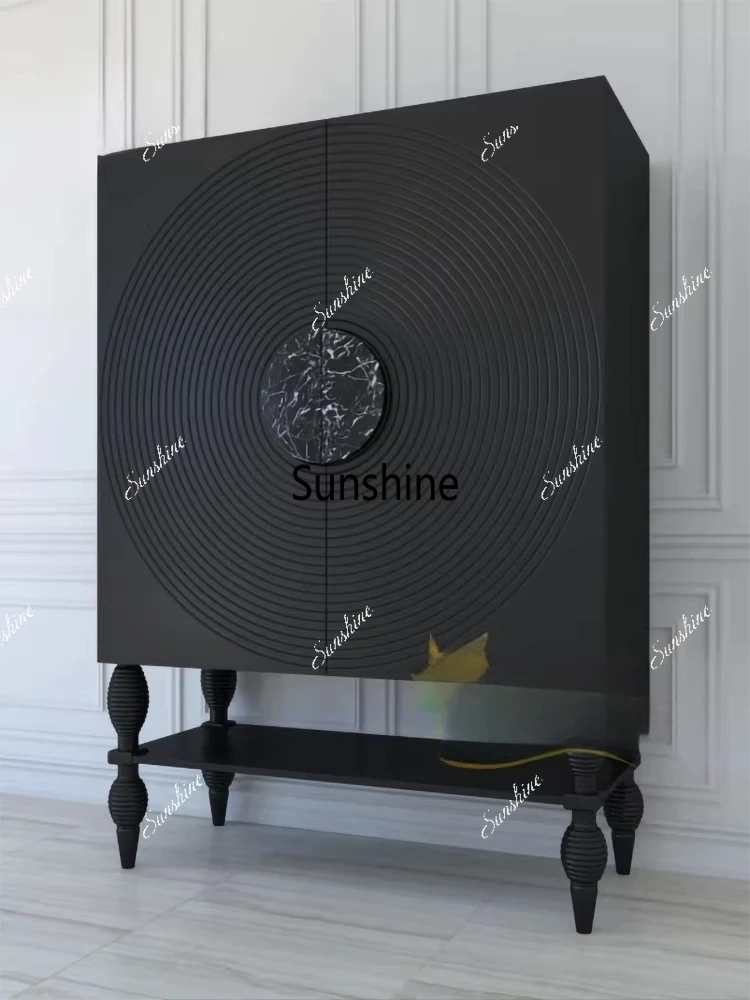 

Modern simple light luxury dining side cabinet living room wall locker