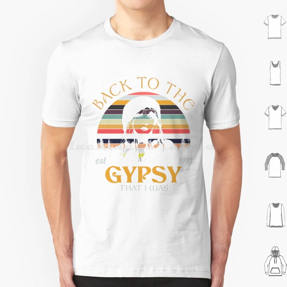 Gypsy T Shirt Cotton Men Women DIY Print Stevie Nicks 70s Music Hippie Stevie Vintage Lyrics Landslide Dreams Nicks 1970s