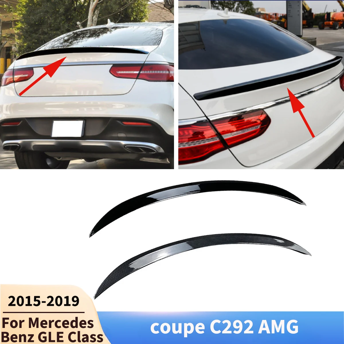 

Задний спойлер, крыло для Mercedes Benz GLE Class Coupe C292 AMG Style 2015-2019, крышка багажника на крышу автомобиля, защитная доска, аксессуары