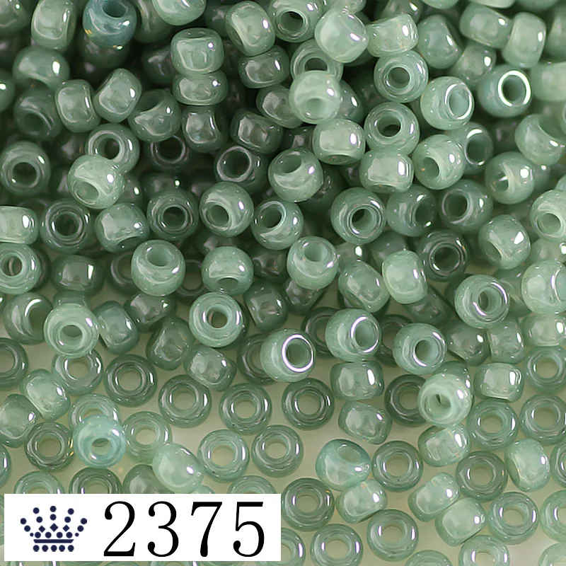 Wholesale 3mm Japanese Miyuki imitation jade glass beads rice beads are used to make jewelry bracelets necklaces and loose beads