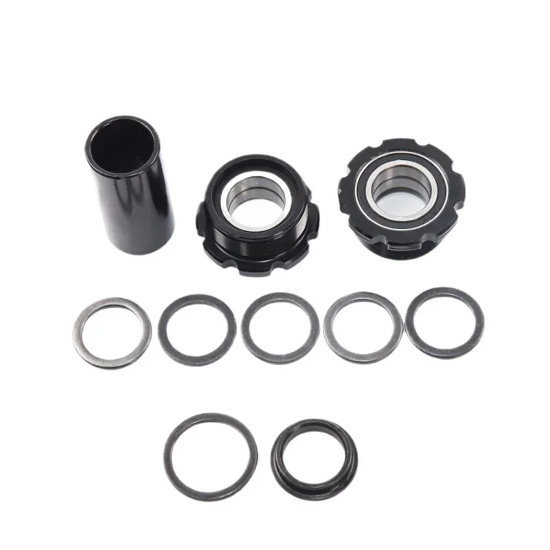 Eje de Pedalera BMX EURO Europeo BB 19mm 1.37''*24T 73mm para Bicicleta BMX Mini, Urbana y de Escalada, con Patrón de Dientes de 68MM y Rotación de 19MM