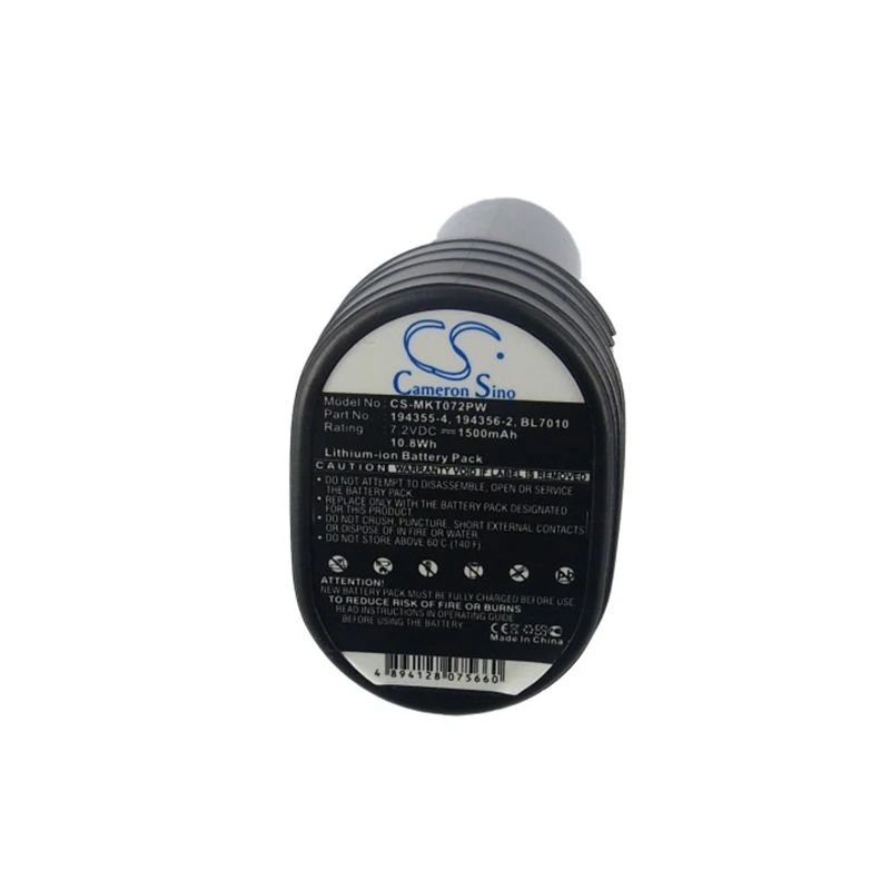 Power Tools Battery For Makita:194355-4,194356-2,BL7010,BL7015,CL070,CL070D,CL070DS,CL070DZ,CL072,CL072D,CL072DS,CL072DZ,DF010