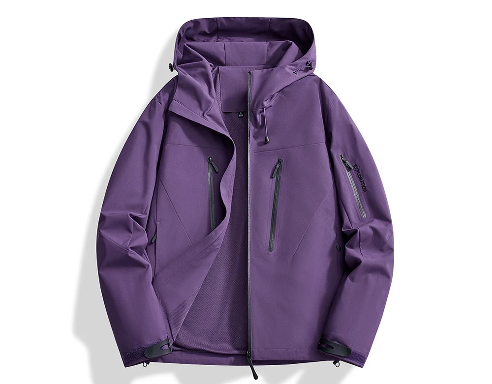 Spring Autumn Men's Climbing Waterproof Jackets Outdoor Men Hiking Rain Coats Men Sports Breathable Windbreaker Jacket Clothing