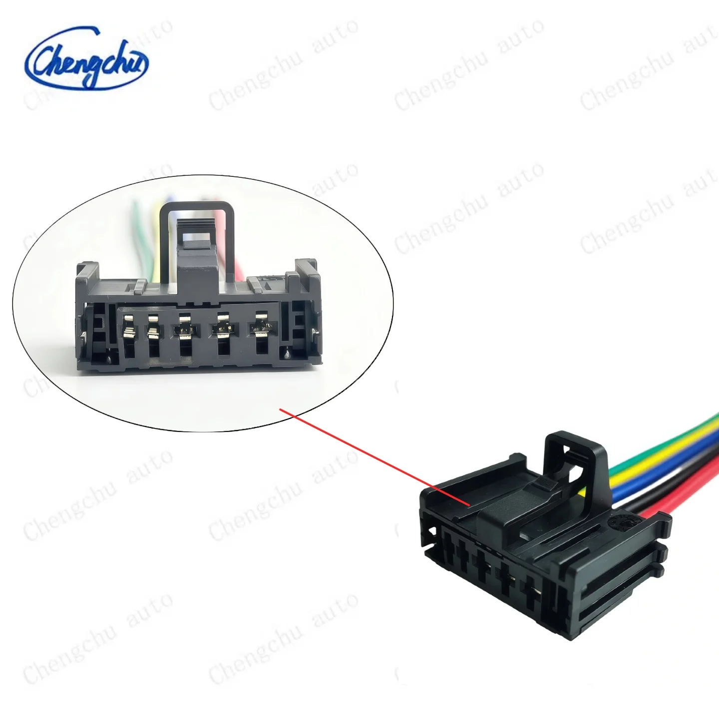 

Wire Harness Connector for 6450JP Heater Blower Fan Resistor for Peugeot 206 307 Citroen C3 Xsara