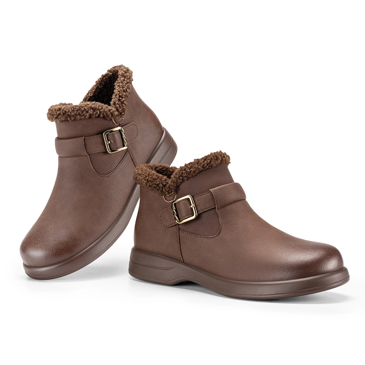 

Snow Boots Women New Ladies Shoes Woman Flat Keep Warm Water-repellent Boots Ladies Casual Plush Botas Mujer Winter Shoes Women