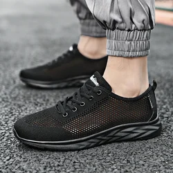 2024 New Large Mesh Mesh Shoes, Mesh Cloth Men's Shoes, Breathable Sports Shoes