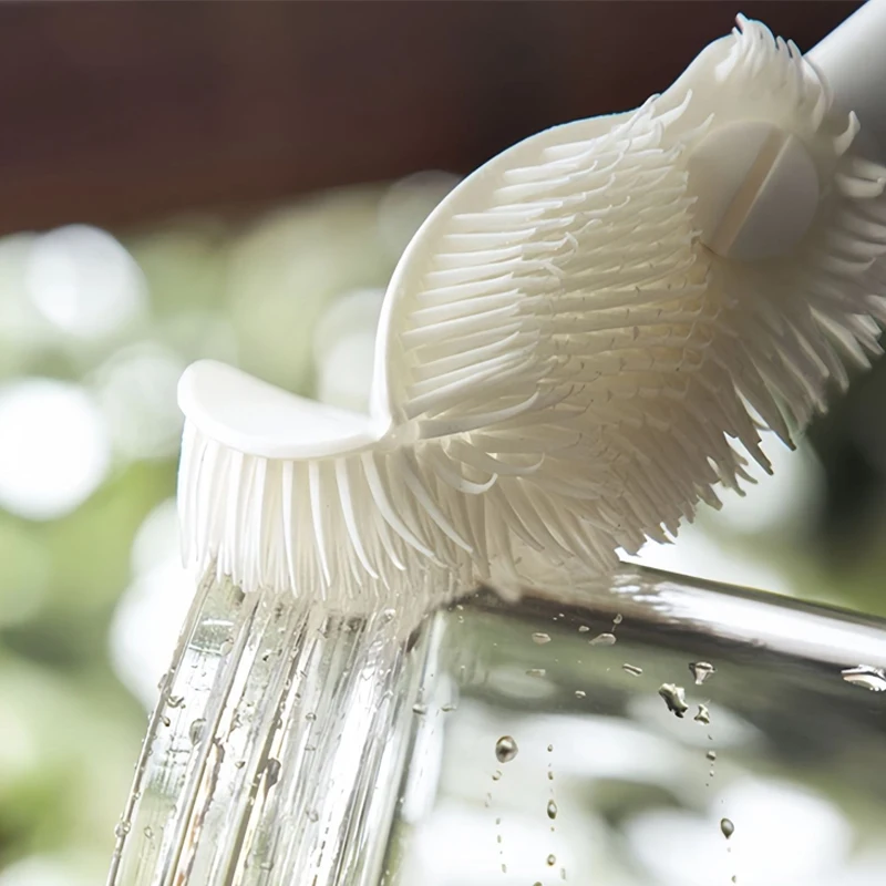 Picture 5: Silicone Bottle Brush Cup Brush Long Handle Bottle Cleaning Brush Head Foldableable No Dead Angle Multifunctional Cleaning Cup