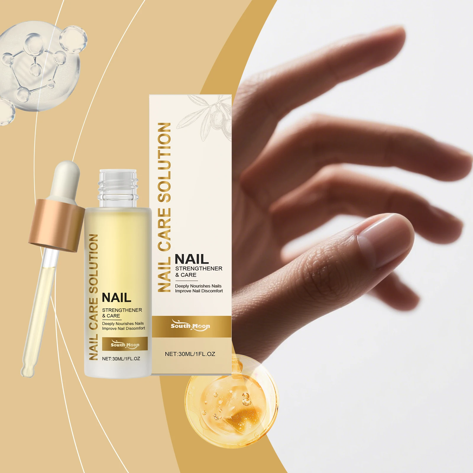 لوشن العناية بالأظافر، يعزز نمو الأظافر، العناية الاحترافية بالأظافر للأظافر القوية والصحة. 30 مل #6