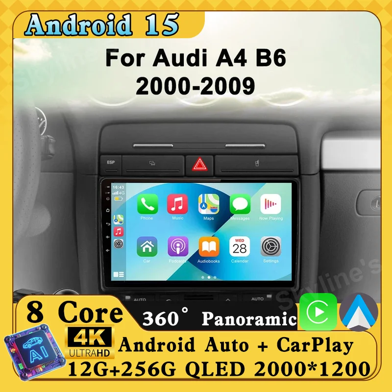 For Audi A4 B6 B7 S…