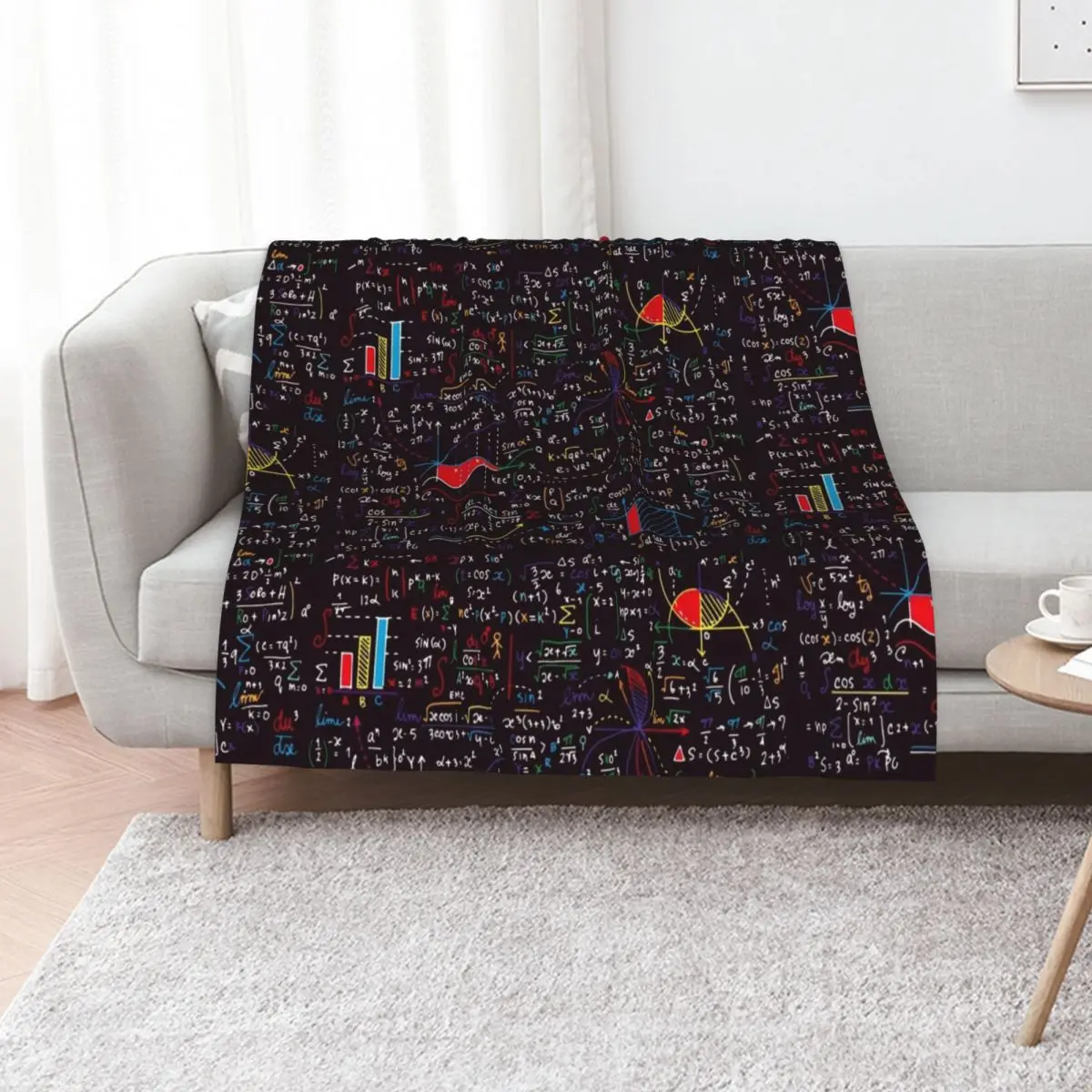 Colorful Math Formulas Throw Blanket Tourist Bed covers Decoratives Summer Beddings sofa bed Luxury Brand Blankets