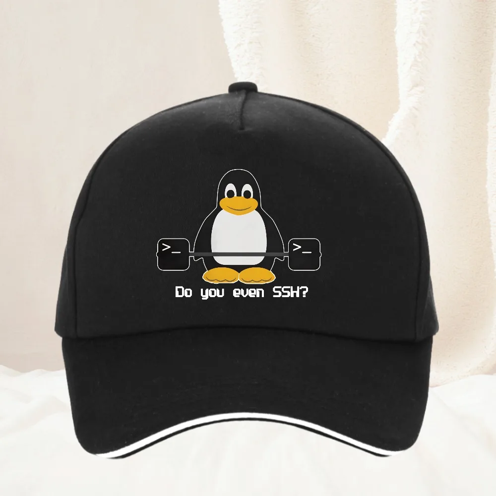 

Do You Even SSH Funny Linux Operating System print baseball caps for men women adjustable Casual Sunhat