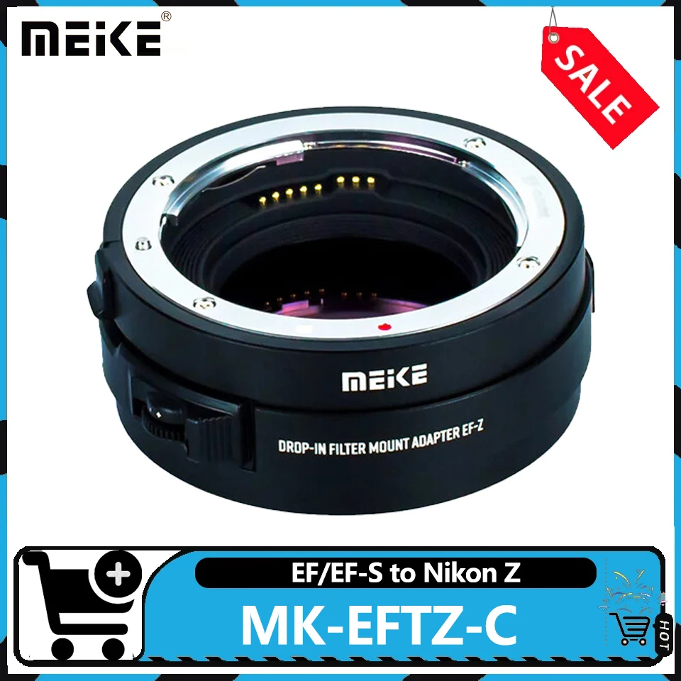 MEKE Drop-In Filter Lens Adapter for EF/EF-S Lenses to Nikon Z-Mount Cameras