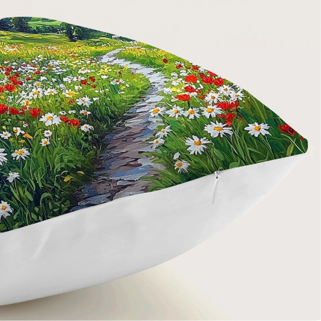 Mountain And River Scenery Pillowcase Printed Polyester 45x45cm Throw Pillowcover Decorative Sofa Cushion Pillowslip Home Decor