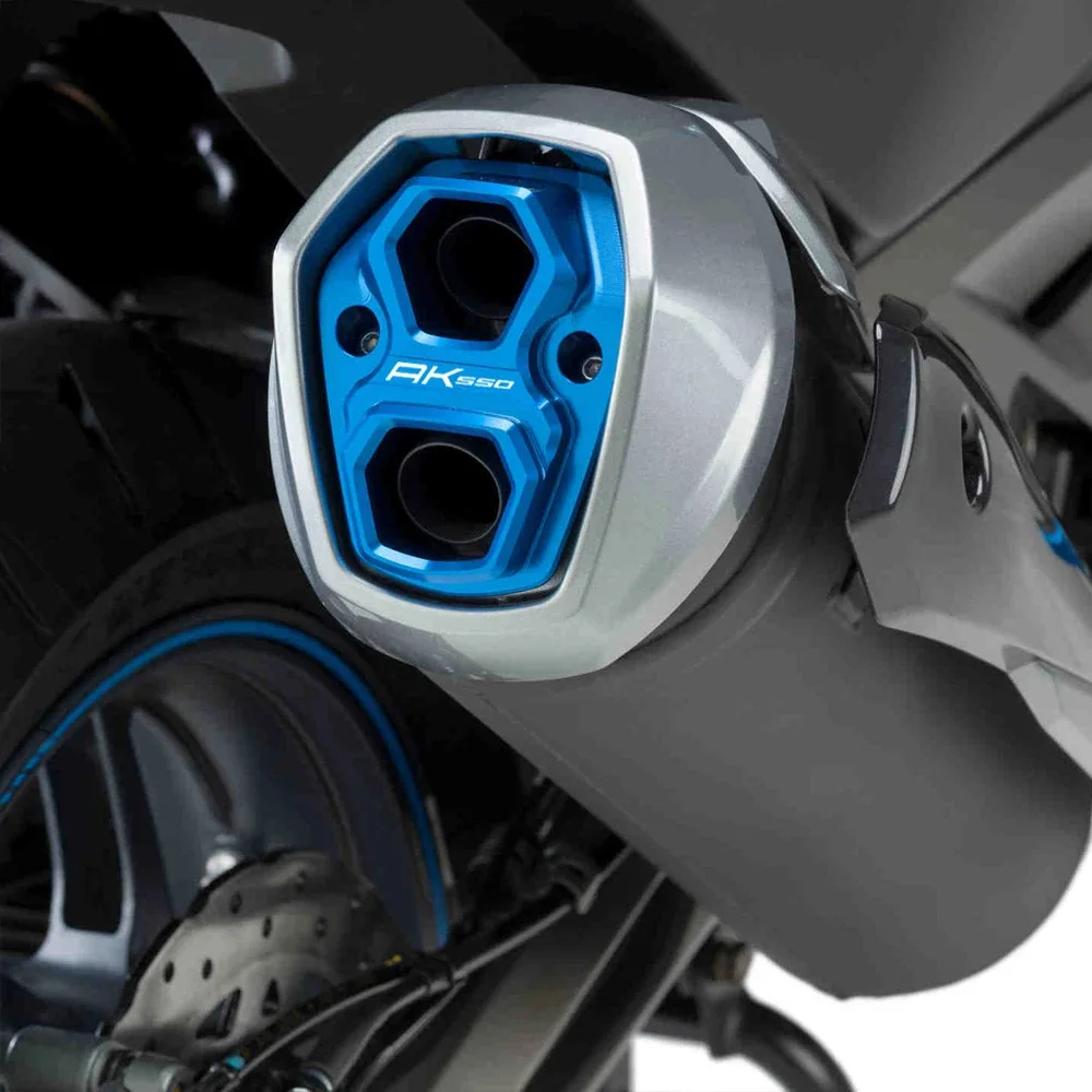 For KYMCO Ak550 PREMIUM Accessories 2023 2022 2021 2018 2017 AK550 AK 550 Motorcycle Exhaust Cover Exhaust Pipe Rear Trim Cover