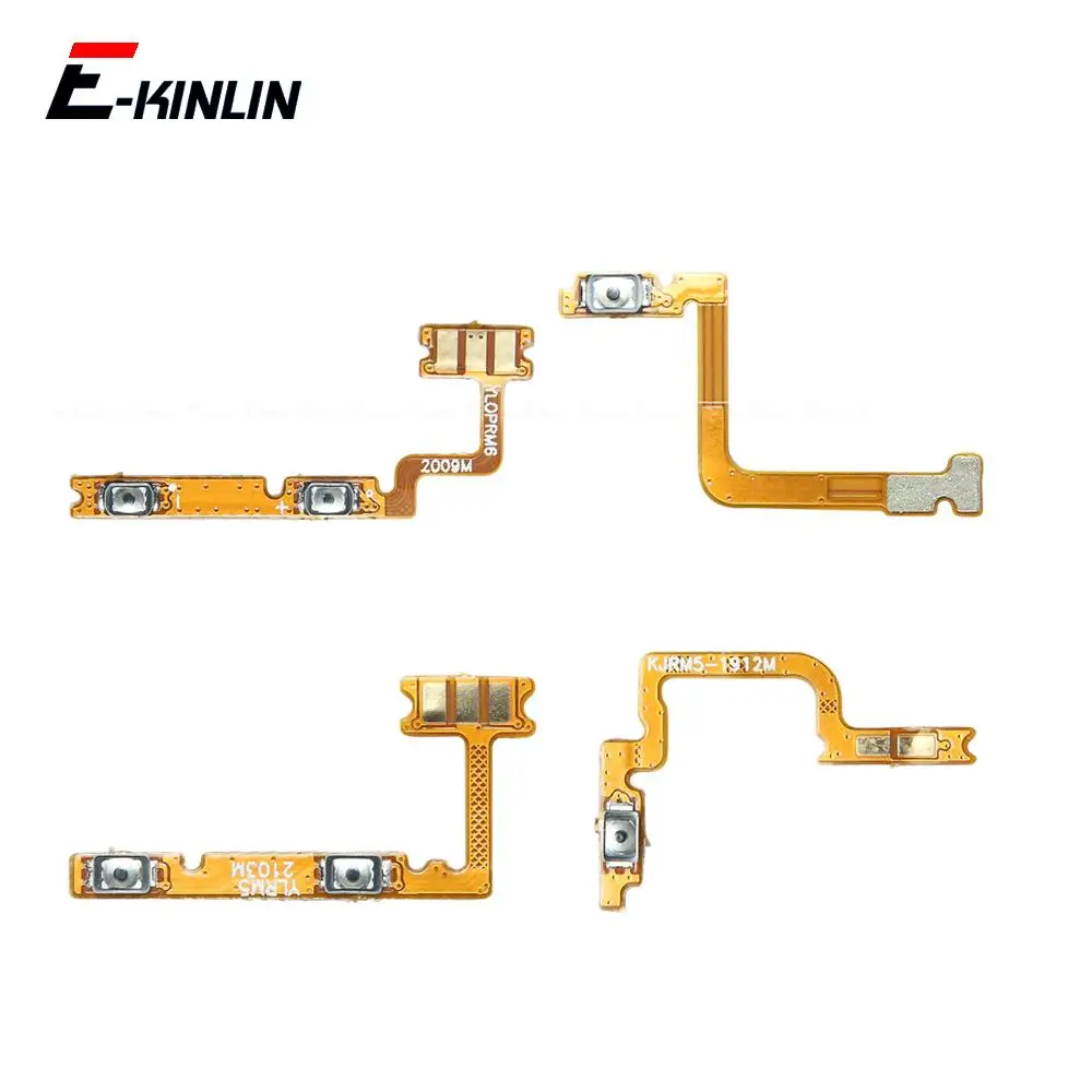 Mute Switch Power Key Ribbon Repair Parts For OPPO Realme Narzo 10 10A 20A 20 Pro Volume Button Control Flex Cable