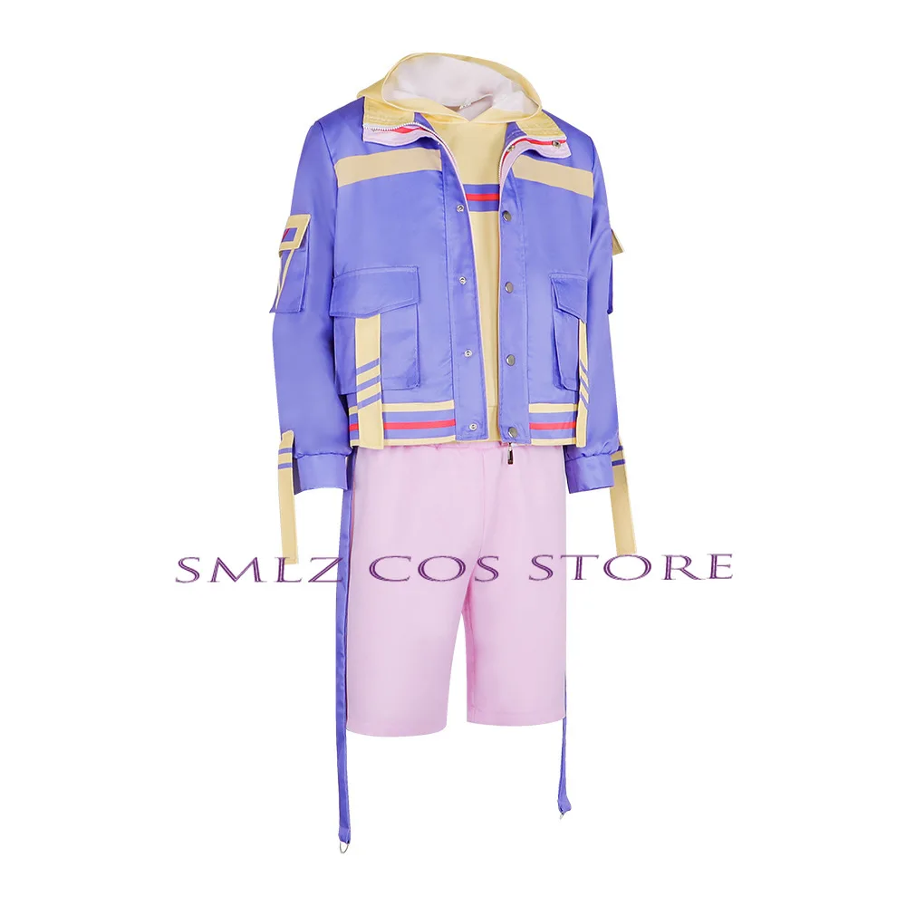 Li tianchen Cosplay Anime Link Click Custumes Men Coat Hoodies Wig Set Uniform Halloween Party Play Outfit for Man Women