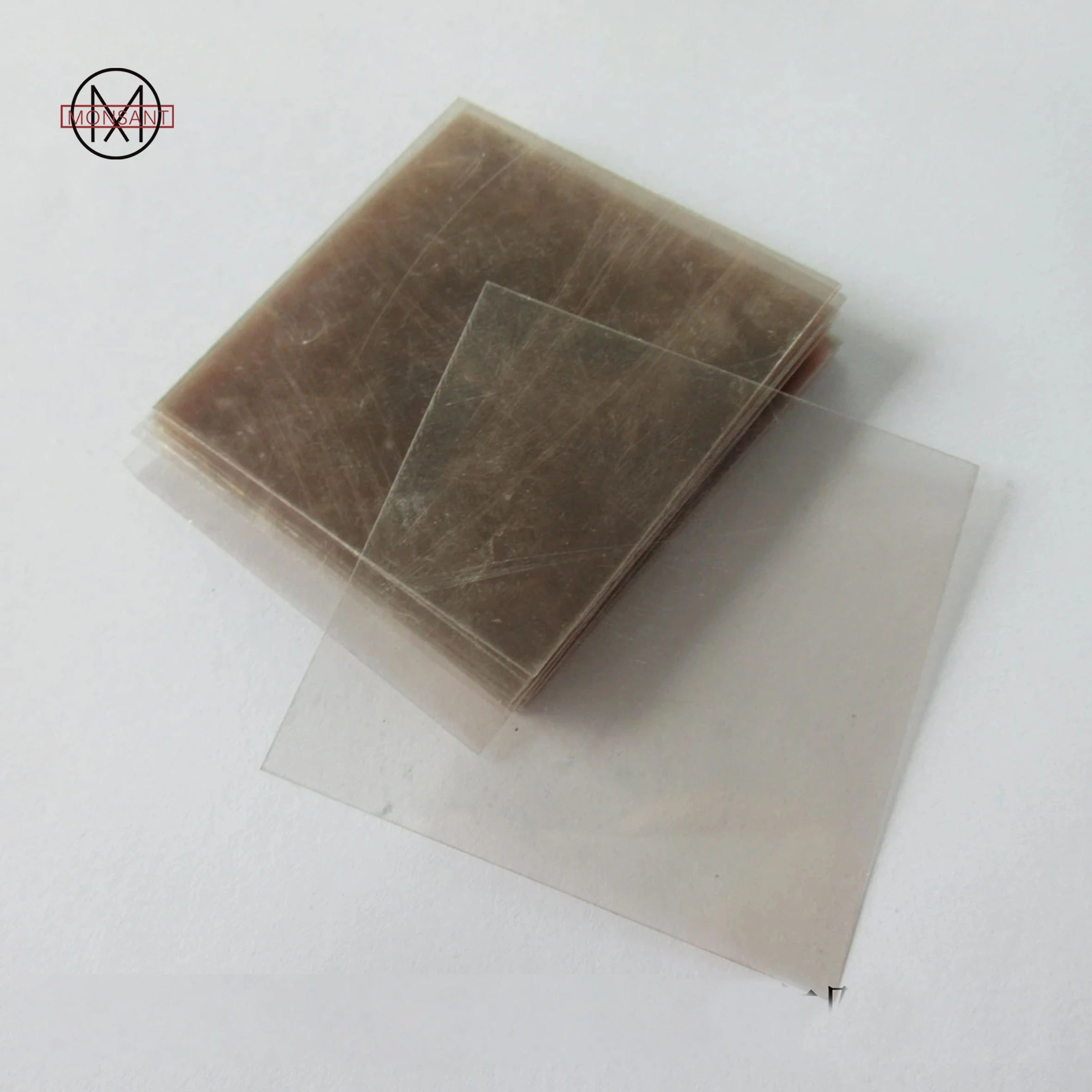 Natural Mica Sheet Insulation Sheet Transparent Mica Sheet Mica Gasket Capacitor Chip Mica Sheet 50x50x0.1mm