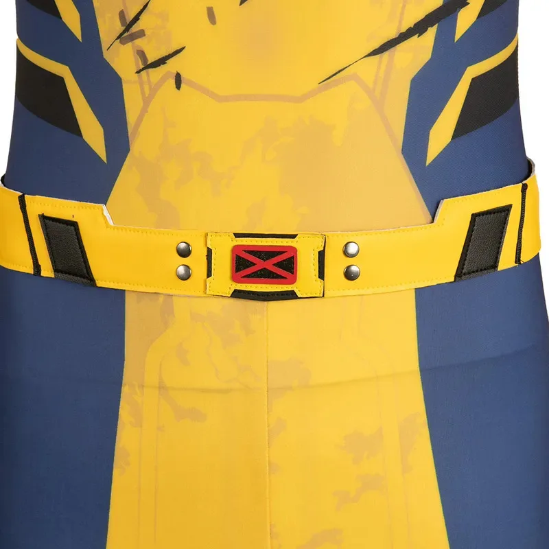 OP01 ปลอมตัวหมาป่า Logan คอสเพลย์แขนกุด Jumpsuit ภาพยนตร์ Death 3 Super Villain เครื่องแต่งกายผู้ใหญ่ผู้ชายบทบาทเล่นแฟนซีปาร์ตี้ Cl6Gd @!