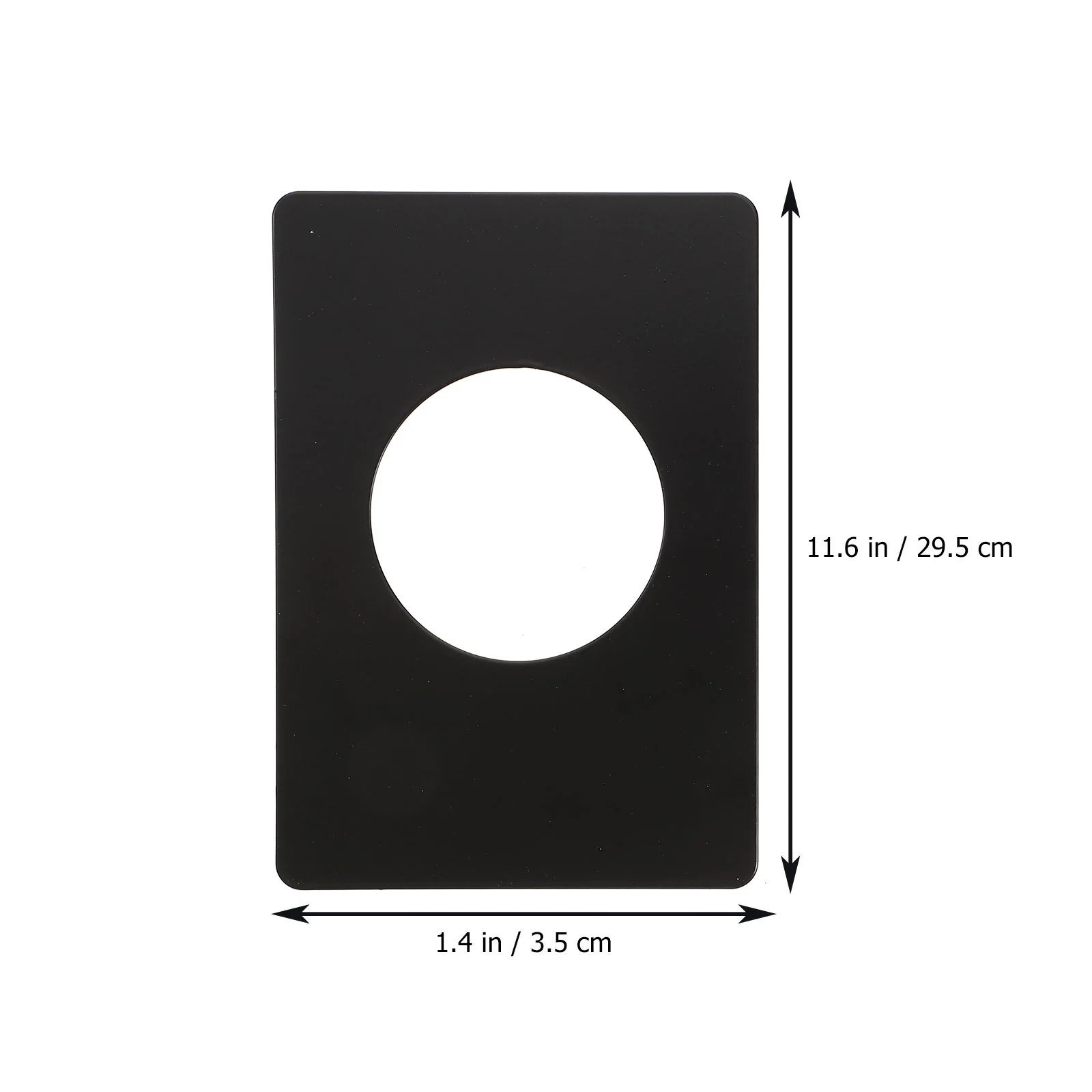 Placa de refuerzo de puerta, tablero de reparación de cerradura de relleno, cubiertas de perillas negras, niño pequeño