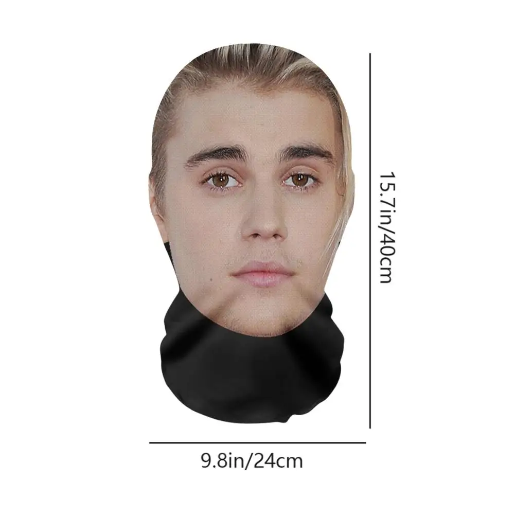 قناع وجه كامل مطبوع ثلاثي الأبعاد للرجال والنساء لعب الأدوار غطاء الرأس الهيب هوب موضة بالاكلافا غطاء الرأس دعائم تنكرية مضحكة