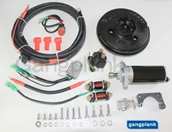 Outboard Motor To Electric Starter Kit for Tohatsu Mercury 4-stroke 9.8/9.9/12 HP Boat Engine Electric Start Kit