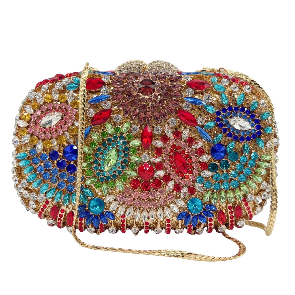 

Stone Clutch Diamond-encrusted Dinner Bag Wedding Celebration Socialite Holding Women's Bag Party Banquet Bolsas De Fiesta Noche