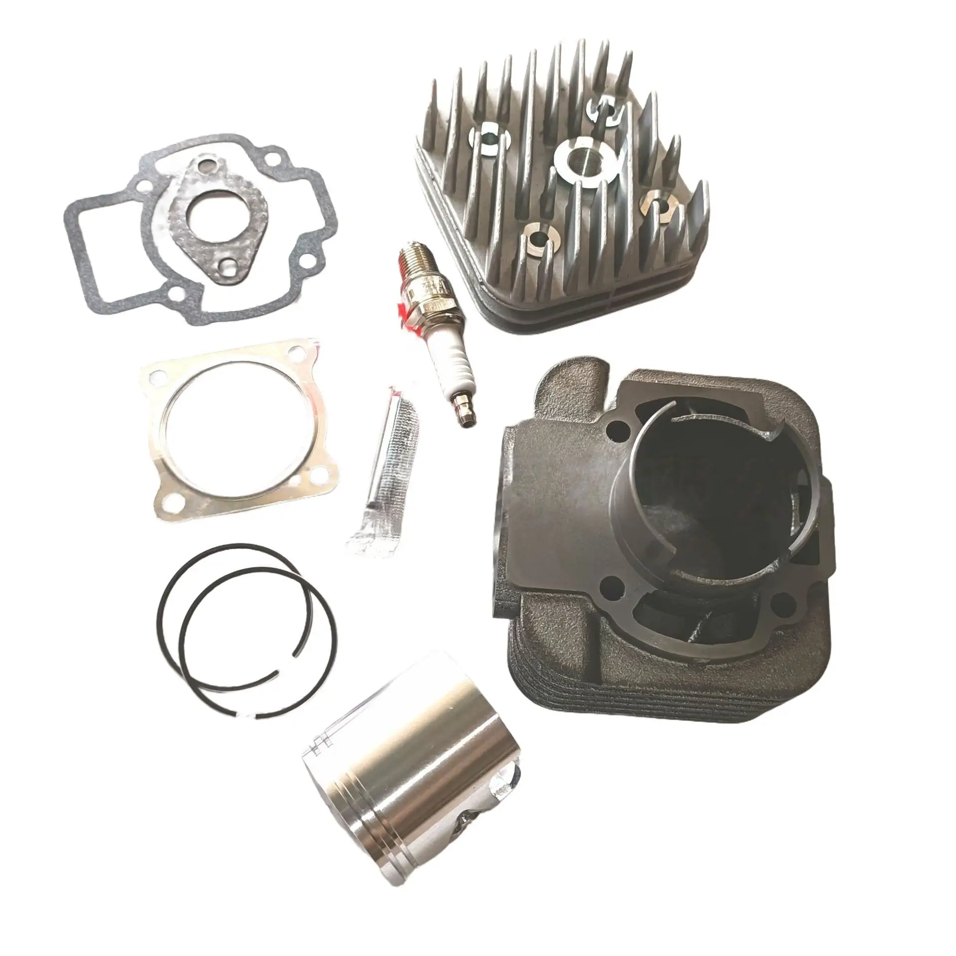 Factory Wholesale Stable Performance 47mm 2-Stroke AC Cylinder Head Kit Custom OEM For ZIP70 Typhoon70 TN70 Two Wheeler