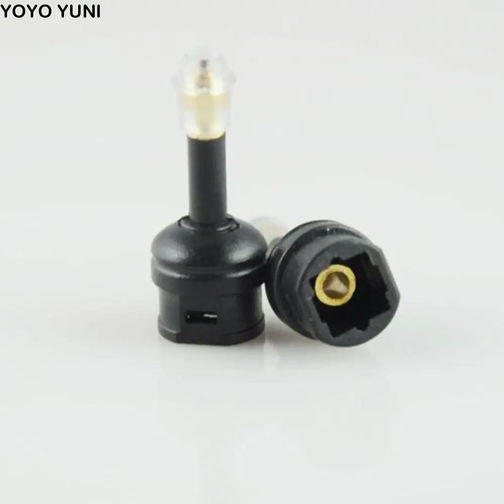 

Digital High Quality Male Plug Jack Plug Fiber Optic 3Pcs Gold Plated Useful Audio Optical Toslink To 3.5mm Adapter