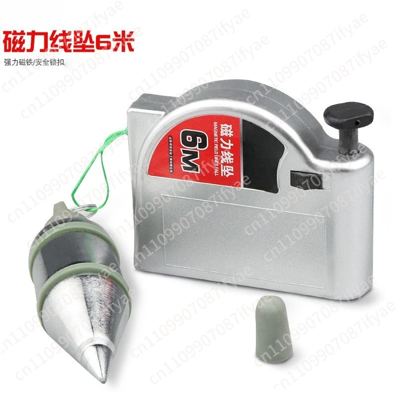 Magnetic line pendant 6 meters Magnetic line pendant Automatic shrinkage line pendant Engineering Building measurement tool