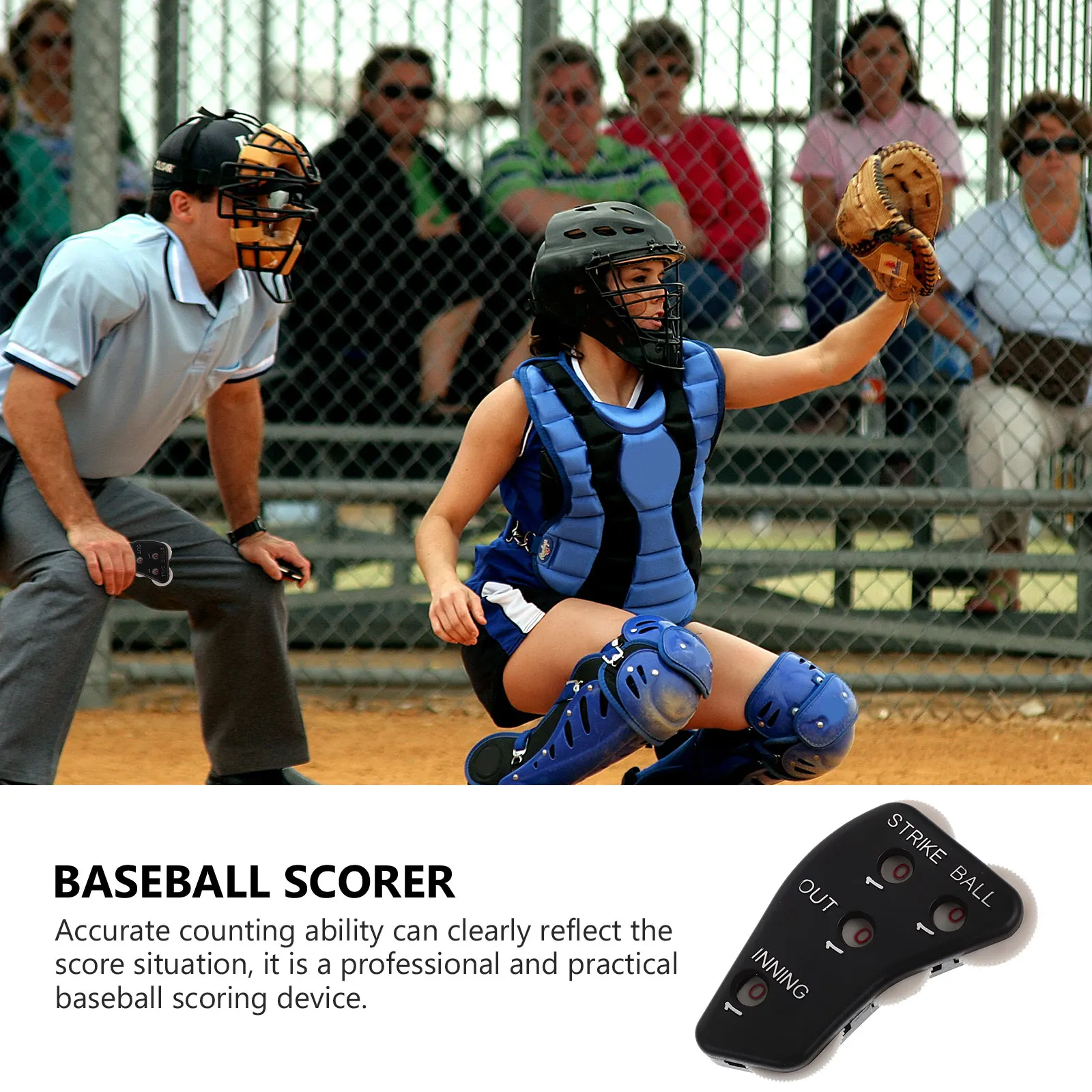 

2 Pcs Baseball Scorer Reusable Umpire Clicker Portable Counter Lightweight Compact Handheld Gear For Enthusiasts Save Time