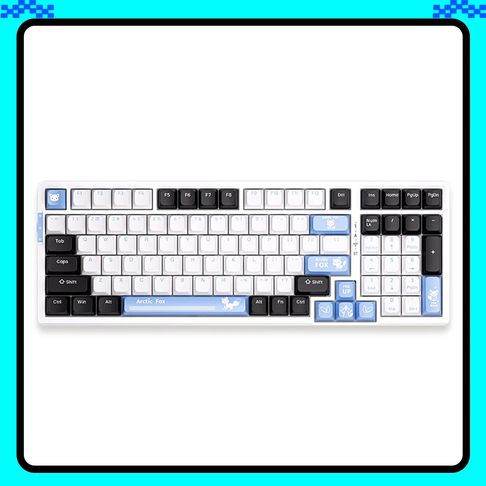 VGN V98 Pro V3 Mechanical Keyboard Tri Mode Wireless Keyboard Hot Swap RGB Gasket Laptop Gamer Gaming Keyboard PC Accessories 