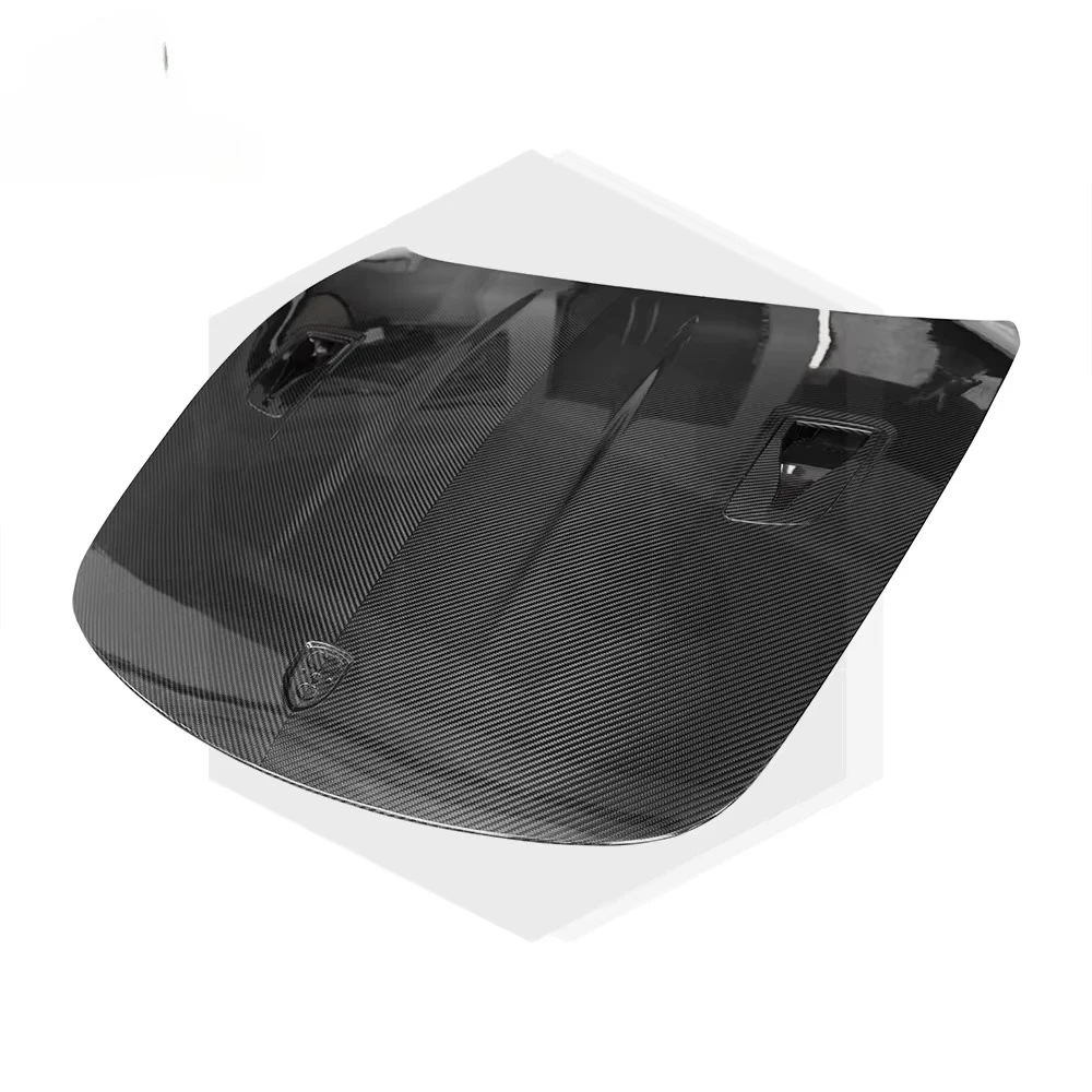 

High Quality Half Carbon Fiber RS Style Front Hood for Porsche 718 982 Cayman Boxster Bonnets Engine Hood Upgrade Auto Parts