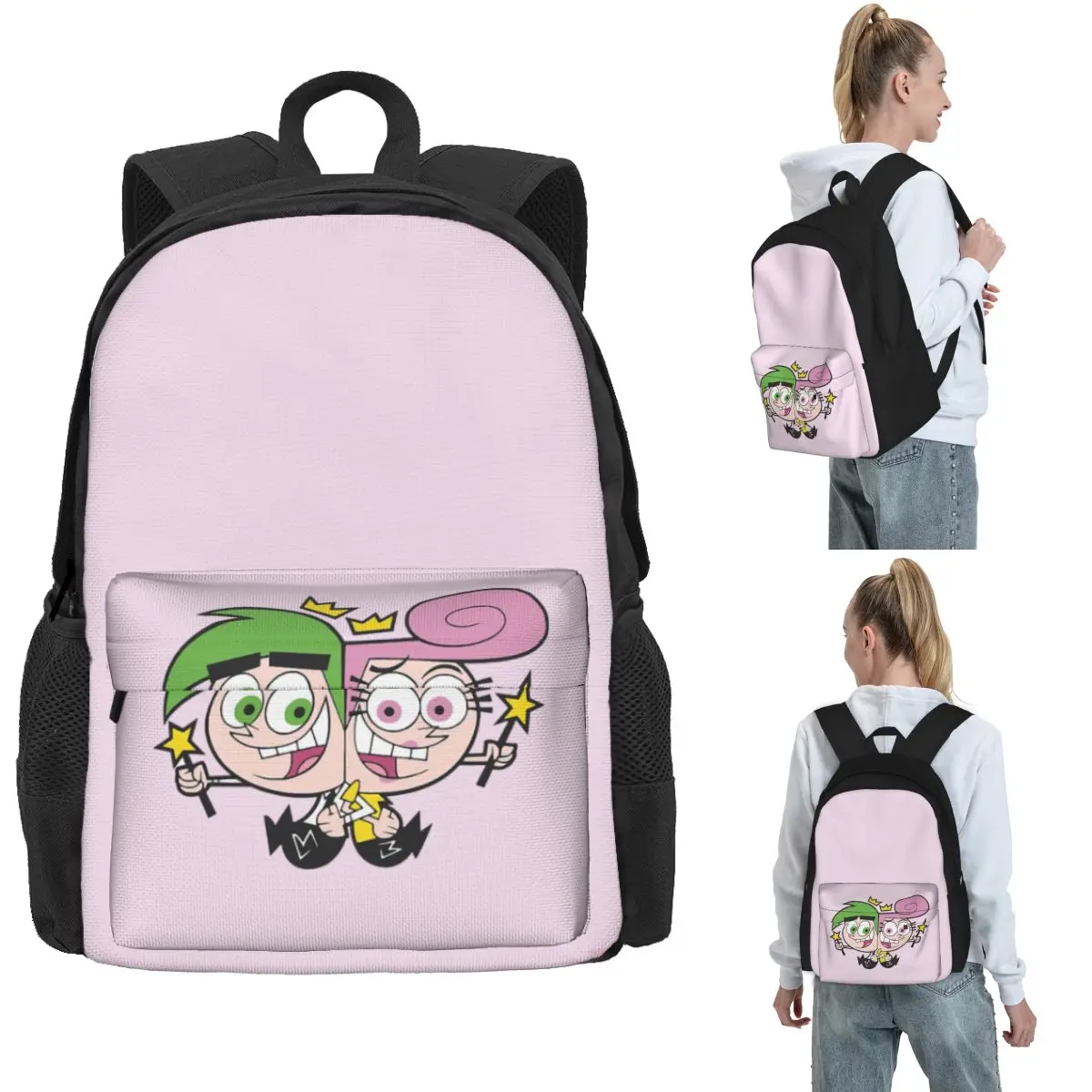 Fairly Oddparents - CosmoBackpack Hot Sale Daypack Large Capacity Children BookBag School Bag Shoulder Bags for Men Women