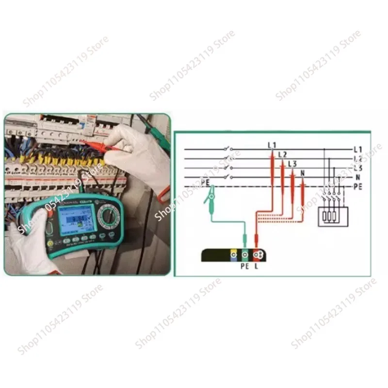 KEW6516/6516BT multi-function tester (with ATT reverse bounce technology)