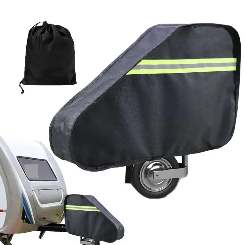 

Caravan Hitch Cover Hitch Shade Car Hook Waterproof Windproof RV Shade 600D Oxford Cloth For Rain Snow Sunlight Scratches Damp
