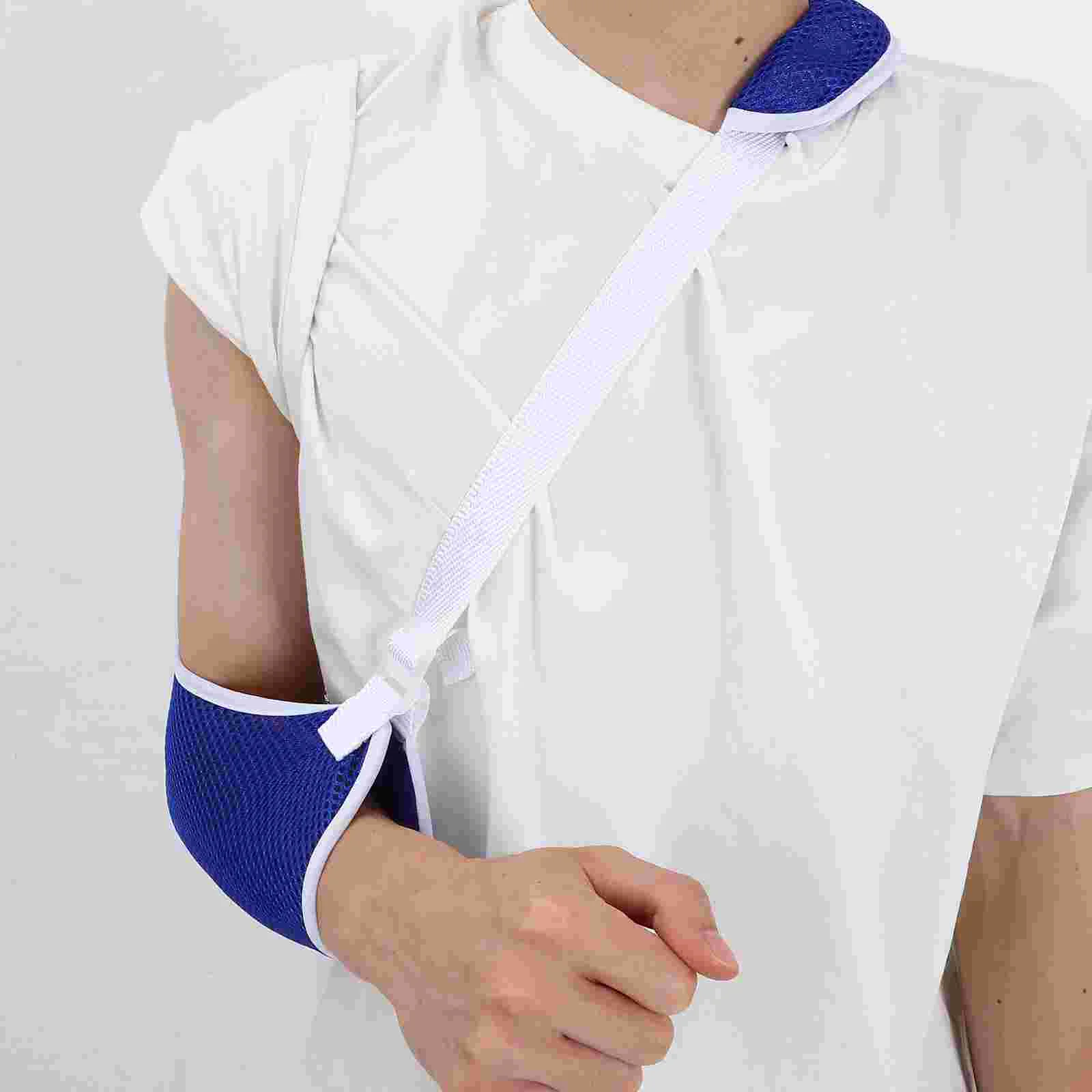 Kids Arm Sling Medical Shoulder Immobilizer Rotator Cuff Wrist Elbow Forearm Support Brace Strap Breathable Arm Sling for Broken